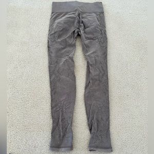 Grey Cutout Leggings